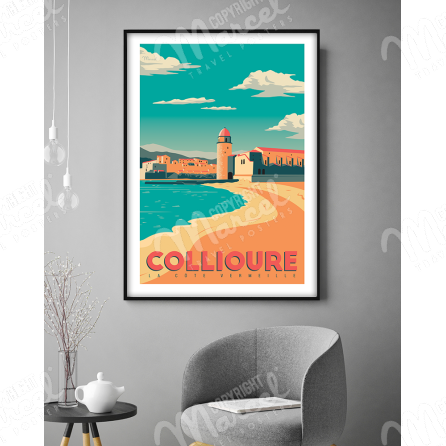 Poster-COLLIOURE-la-Cote-Vermeille
