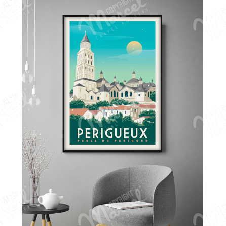 Poster PERIGUEUX "Saint-Front Cathedral"