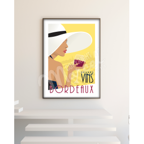 Affiche-Bordeaux-Grands-Vins-Bordeaux