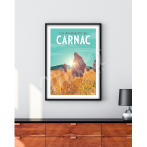 Poster CARNAC "Les Alignements"