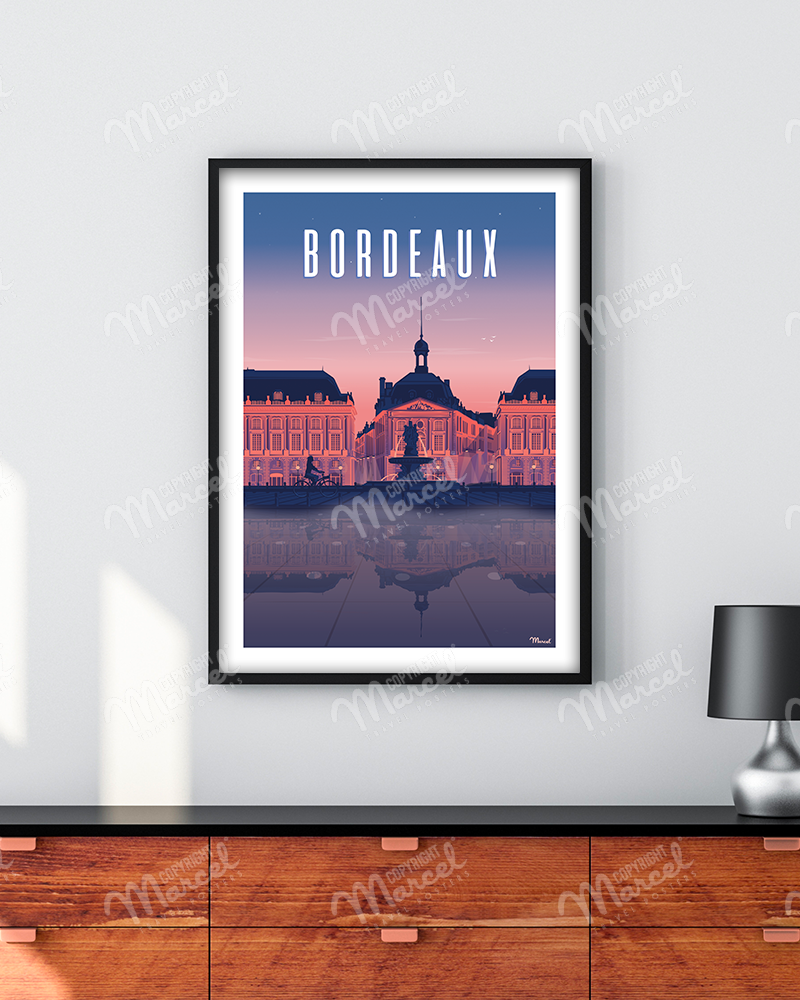 Vintage Poster Bordeaux 