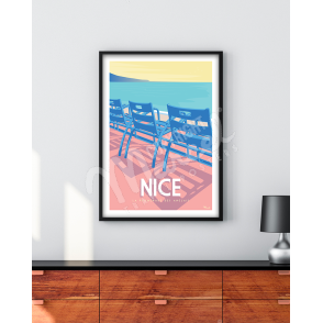 Poster NICE "La Promenade des Anglais"