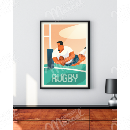 Poster LE RUGBY