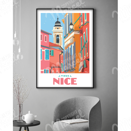 Poster NICE "Le Vieux Nice"