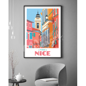 Poster NICE "Le Vieux Nice"