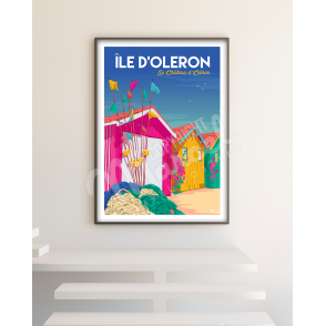 Poster ILE D'OLREON "Chateau d'Oléron"