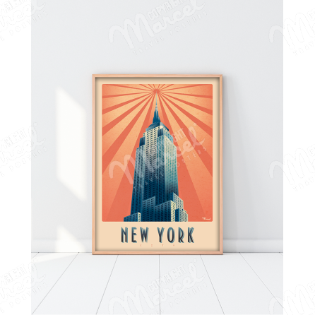 Poster NEW YORK "Empire State Building"