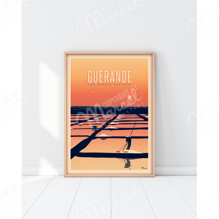 Poster GUERANDE "The Salt Marshes"