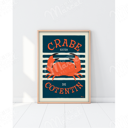 Affiche CRABE DU COTENTIN