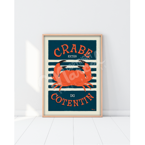 Affiche CRABE DU COTENTIN