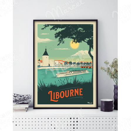 Affiche LIBOURNE