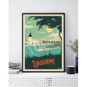 Affiche LIBOURNE