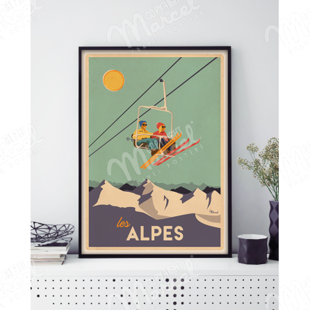 Poster THE ALPS "The Chairlift"