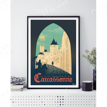 Poster CARCASSONNE "The Medieval City"