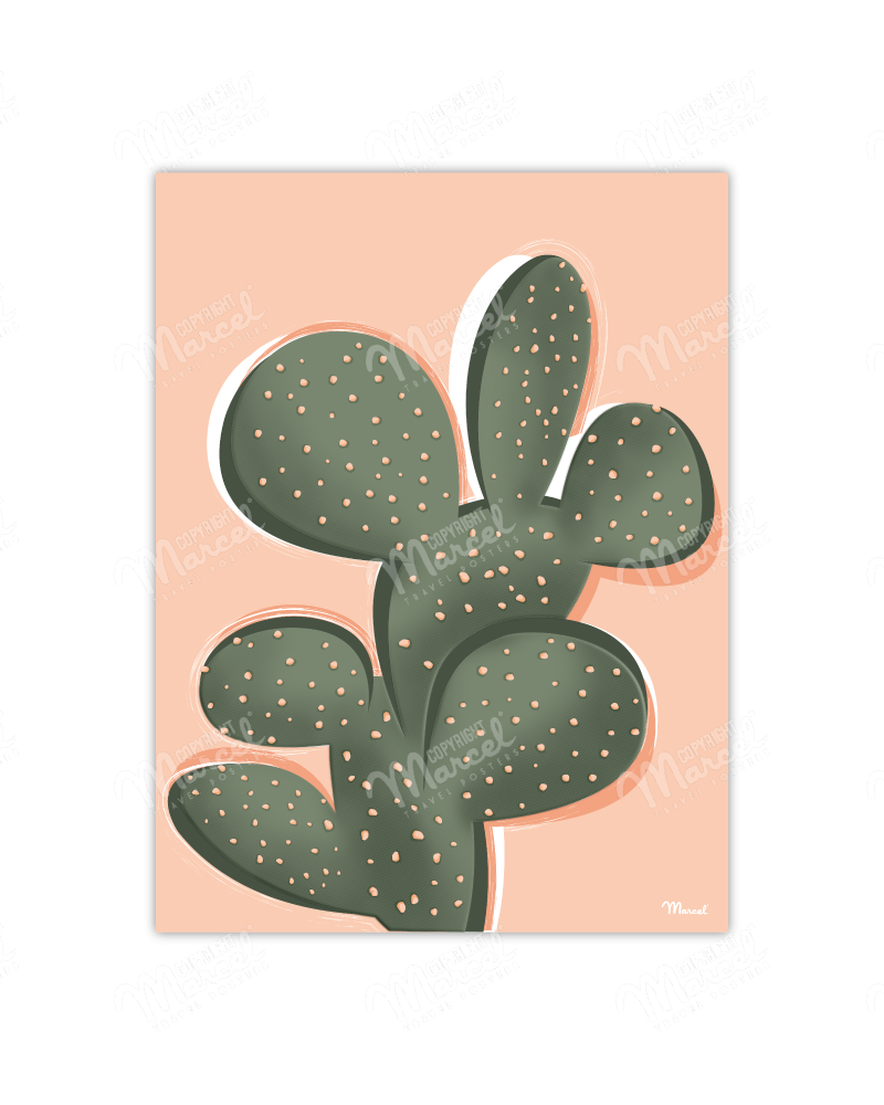 Affiche Marcel Small Edition - CACTUS