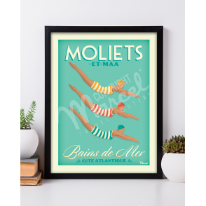 Poster MOLIETS "Sea Bathing"