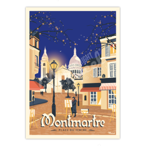 Poster MONTMARTRE "Tertre Square"