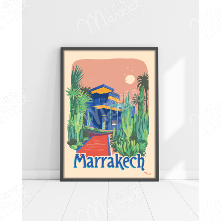 Affiche MARRAKECH "Le Jardin Majorelle"