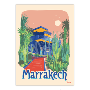Poster MARRAKECH  "Le Jardin Majorelle"