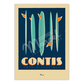 Poster CONTIS "Surfboards"