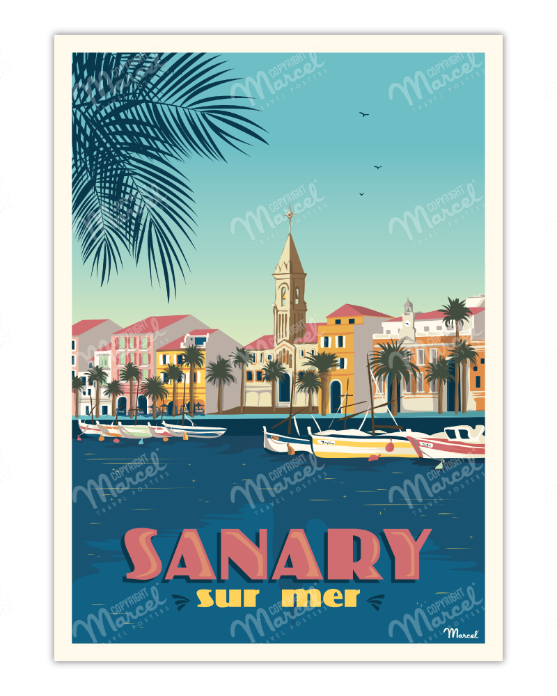 Affiche SANARY-SUR-MER