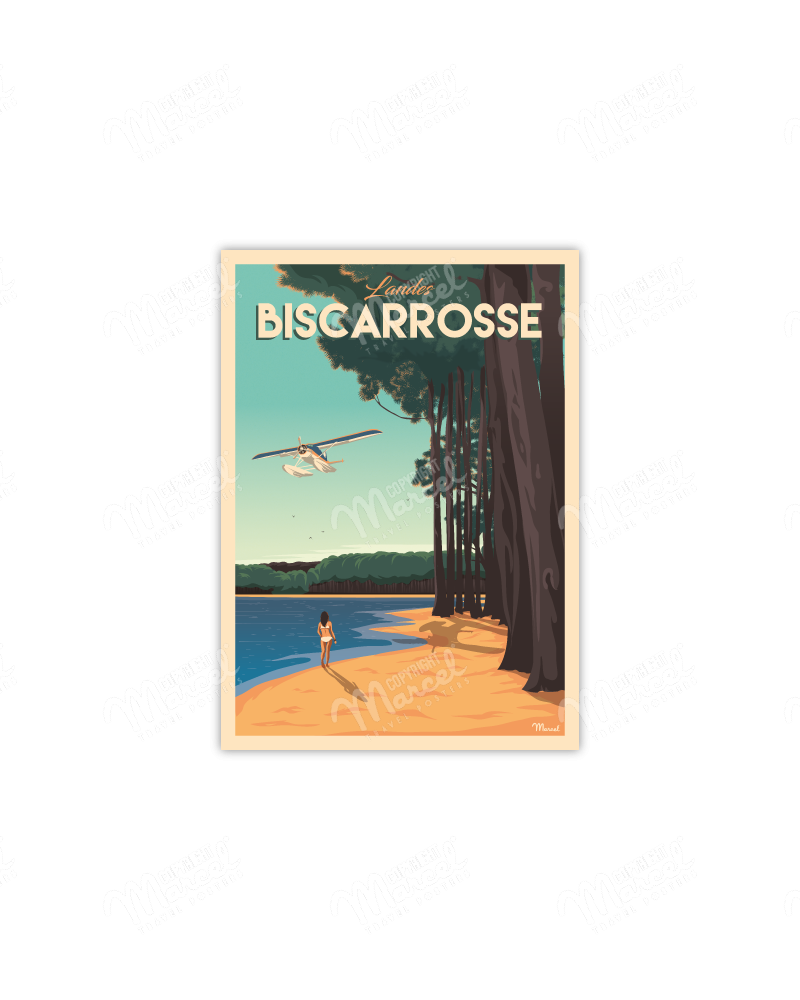 Postcard  BISCARROSSE