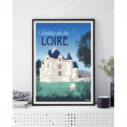 Poster VALLEE DE LOIRE