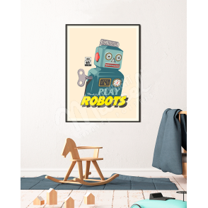 Affiche "Plays Robots"