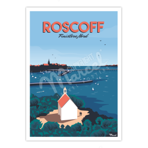 Poster ROSCOFF "Finistère Nord"
