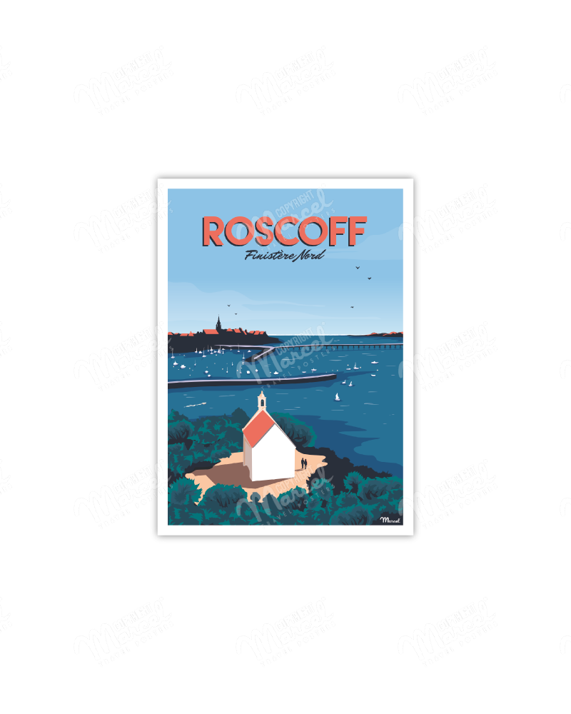 Carte Postale ROSCOFF "Finistère Nord"