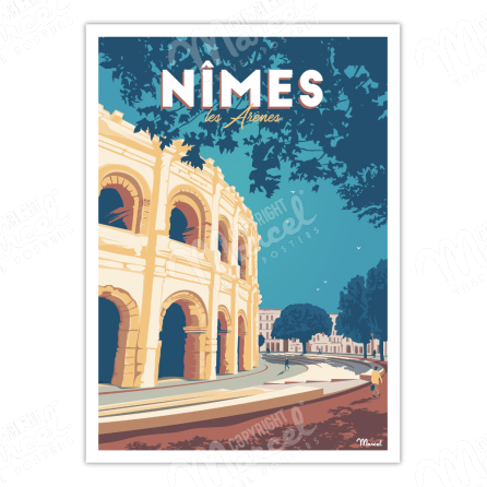 Poster NIMES "The Arenas"