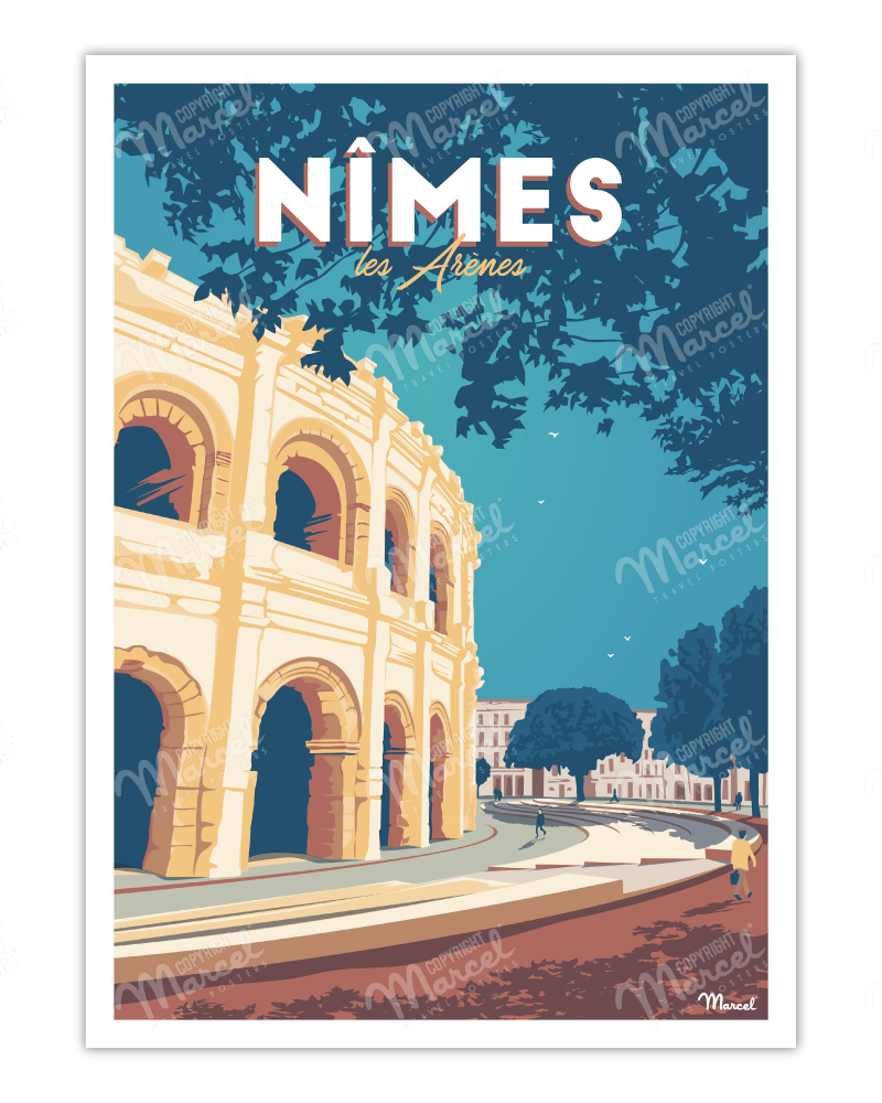 AFFICHE 50X70 PROPRIANO - MARCEL TRAVEL POSTERS