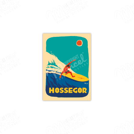 Postcard Hossegor "Surfeur"