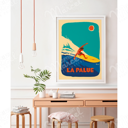 Poster LA PALUE "Surfer"