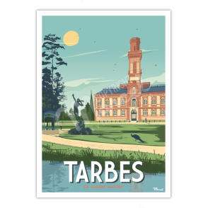 Affiche TARBES " Le Jardin Massey "