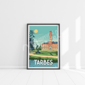 Poster TARBES " Le Jardin Massey "