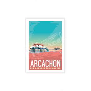 Postcard ARCACHON  "Les Cabanes" A5
