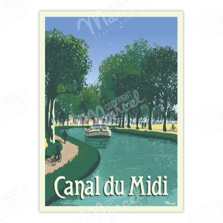 Poster CANAL DU MIDI