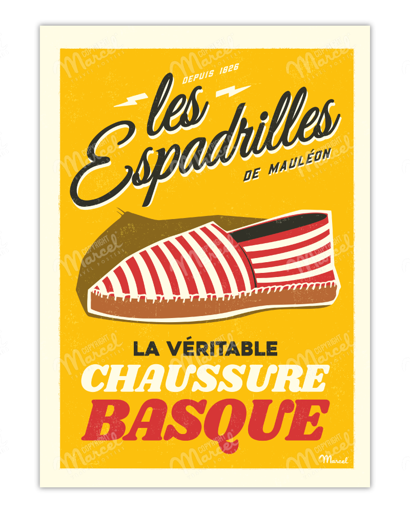 Affiche "Les Espadrilles"