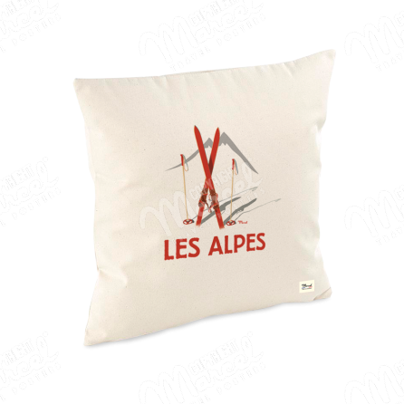 Cushion " Lucien " - Les Skis Rouges