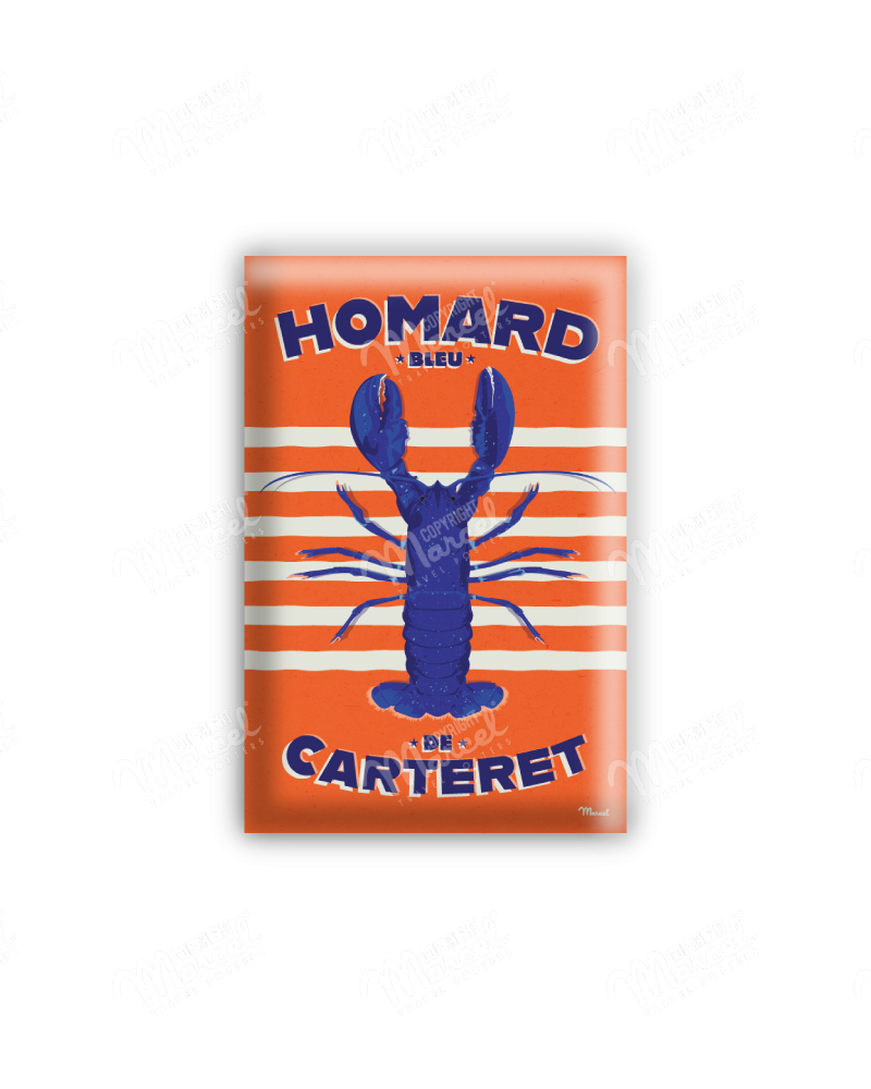 MAGNET HOMARD BLEU DE CARTERET