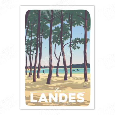 Poster LANDES "By The Lake"