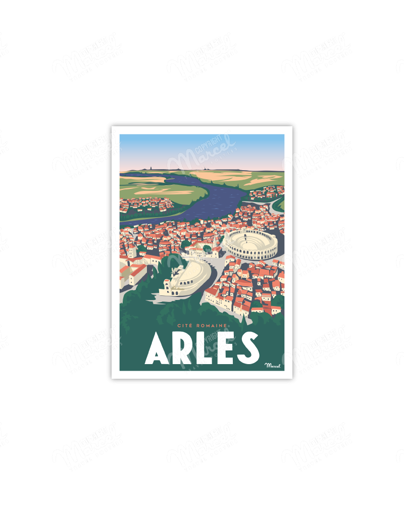 Postcard ARLES "Cité Romaine"