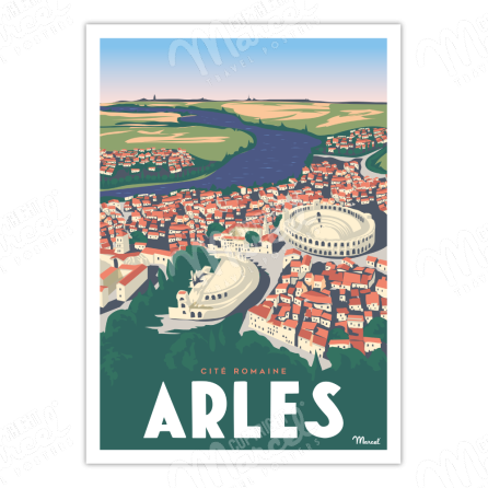 Affiche ARLES "Cité Romaine"