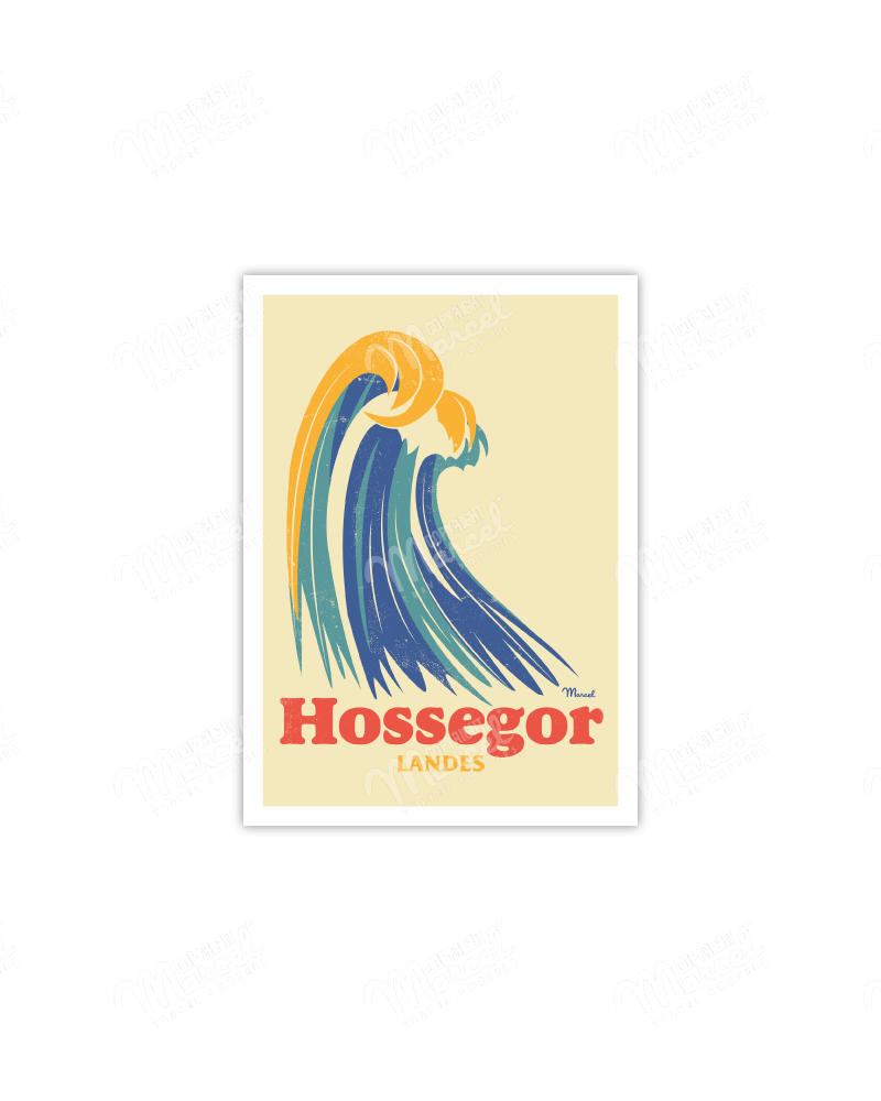 Carte Postale HOSSEGOR ''Big Wave''