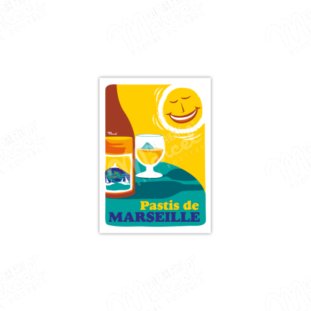Carte Postale PASTIS DE MARSEILLE