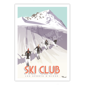Affiche "Ski Club"
