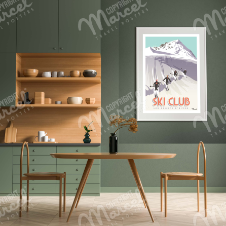 Affiche "Ski Club"