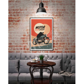 Affiche MOTORCYCLES