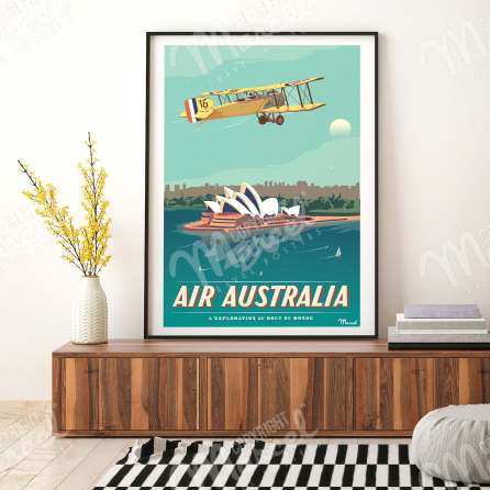 Affiche "Air Australia"